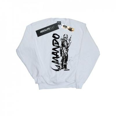 Womens/Ladies The Mandalorian Splat Mando Sweatshirt