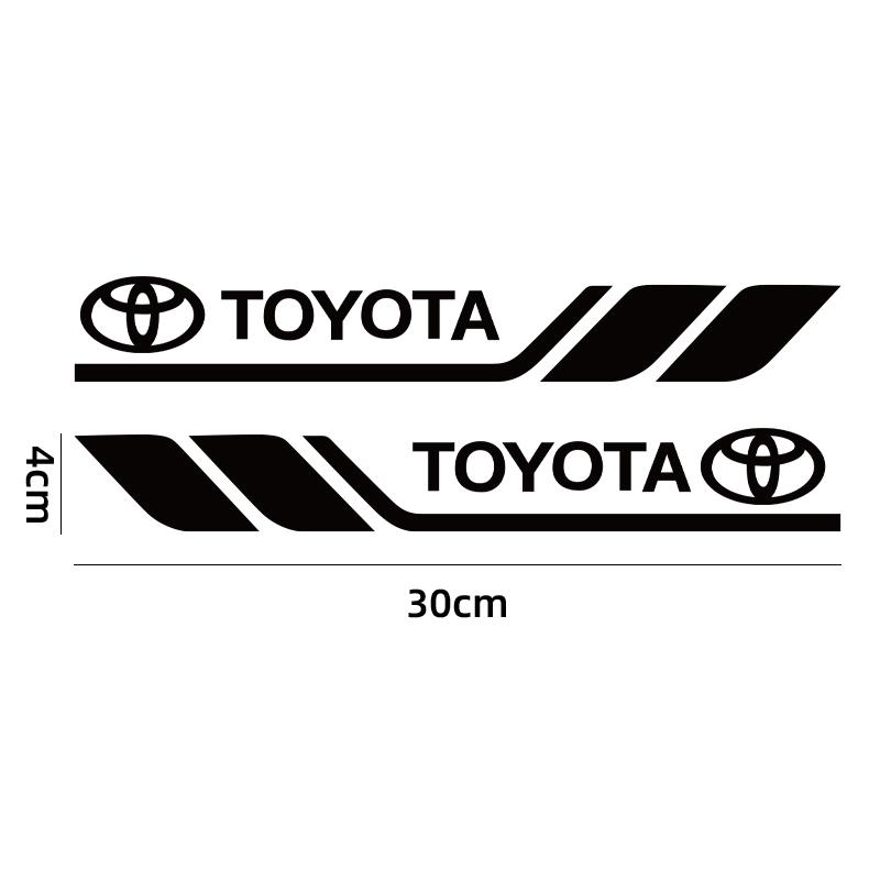 Car exterior annual inspection stickers Car body decoration stickers car door decals For Toyota Corolla Rav4 Auris Camry