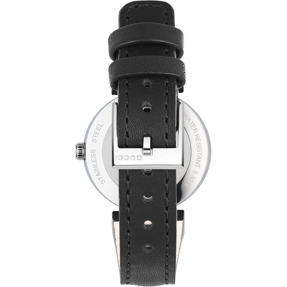 Gucci YA133501 Interlocking Black Dial Ladies Watch