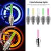 Bicycle Tire Valve Light With Waterproof Led For Night Riding And Visibility