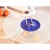 Splash Guard Cover for Mixing Bowls Round Clear Plastic Whisking Lid for Hand & Stand Mixers, Prevents Splatter While Beating Eggs & Cream
