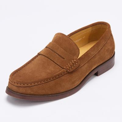 Fashion New Wholesale 2024 Men's Loafers Shoes Brand Genuine Leather Slip-On Closure Cow Suede UK Casual Shoes for Walking and Driving