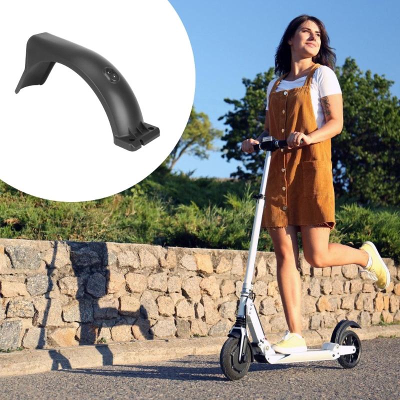 Waterproof Scooter Rear Tire Wheel Mudguard Widened Mud Guard with Tail Light for Electric Scooter Parts Enduring