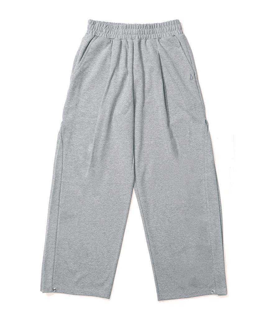 GAKKAI UNIONS One-Pleat Snap Balloon Pants Gray