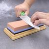 Bamboo Base Auxiliary Tool Sharpening Stone Base Non-slip Grinding Water Whetstone Sharpening Knife Kitchen Bar