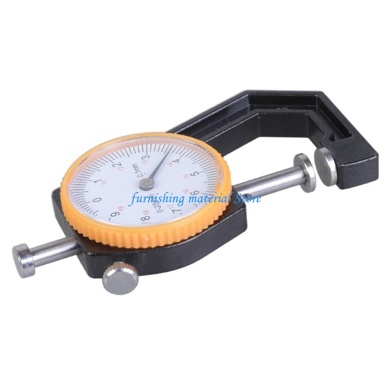 Y5GD Thickness Measurement Tool Dial Thickness Gauge Thickness Tester for Leather Cloth 0-10/0-20mm Thickness Gauge