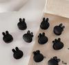 Princess Style Plum Blossom Black Hair Clip for Women - Perfect for Flyaway Hair, Bangs, Forehead, and Hair Roots.