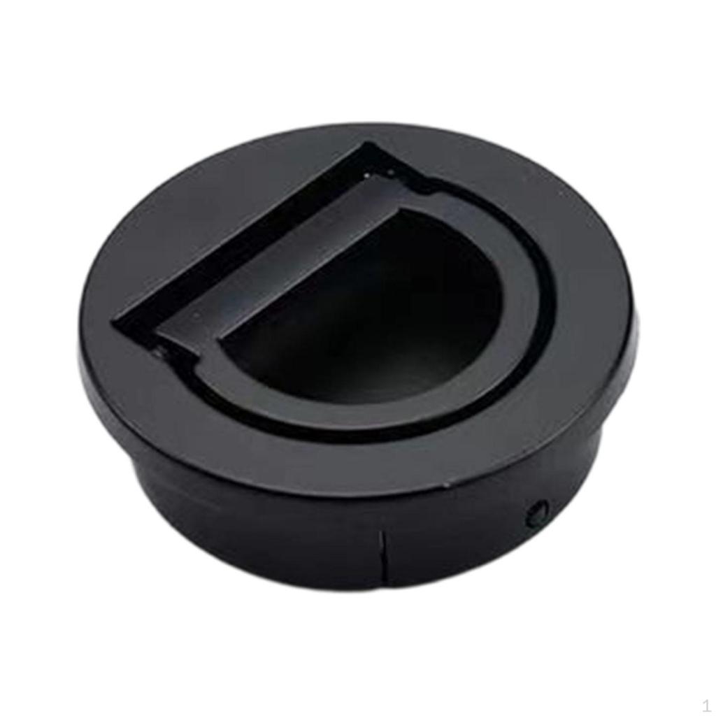 Pull Handle Concealed Door Round Flush Latch Recessed Zinc Alloy