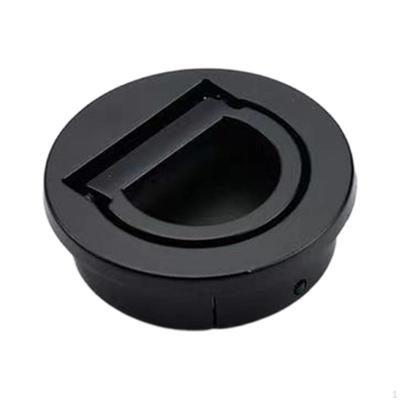 Pull Handle Concealed Door Round Flush Latch Recessed Zinc Alloy
