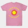 T Shirt Women Solar Power To The People Harajuku Print Kawaii Tshirt Summer Short Sleeve Female T-Shirt Top Tee
