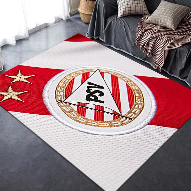 Nuovo Tappeto PSV Eindhoven 2025 per Soggiorno Camera da Letto Casa Decorazione Divano, Tappetino Antiscivolo per Giochi Bambini