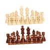32 Stück Holzschachfiguren, 1-2 Spieler Turnier-Schachfiguren Holz
