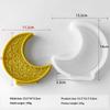 Flexible Sturdy Silicone Mould Fashion Accessory for Making Unique Moon Shaped Candle and Home Decorations