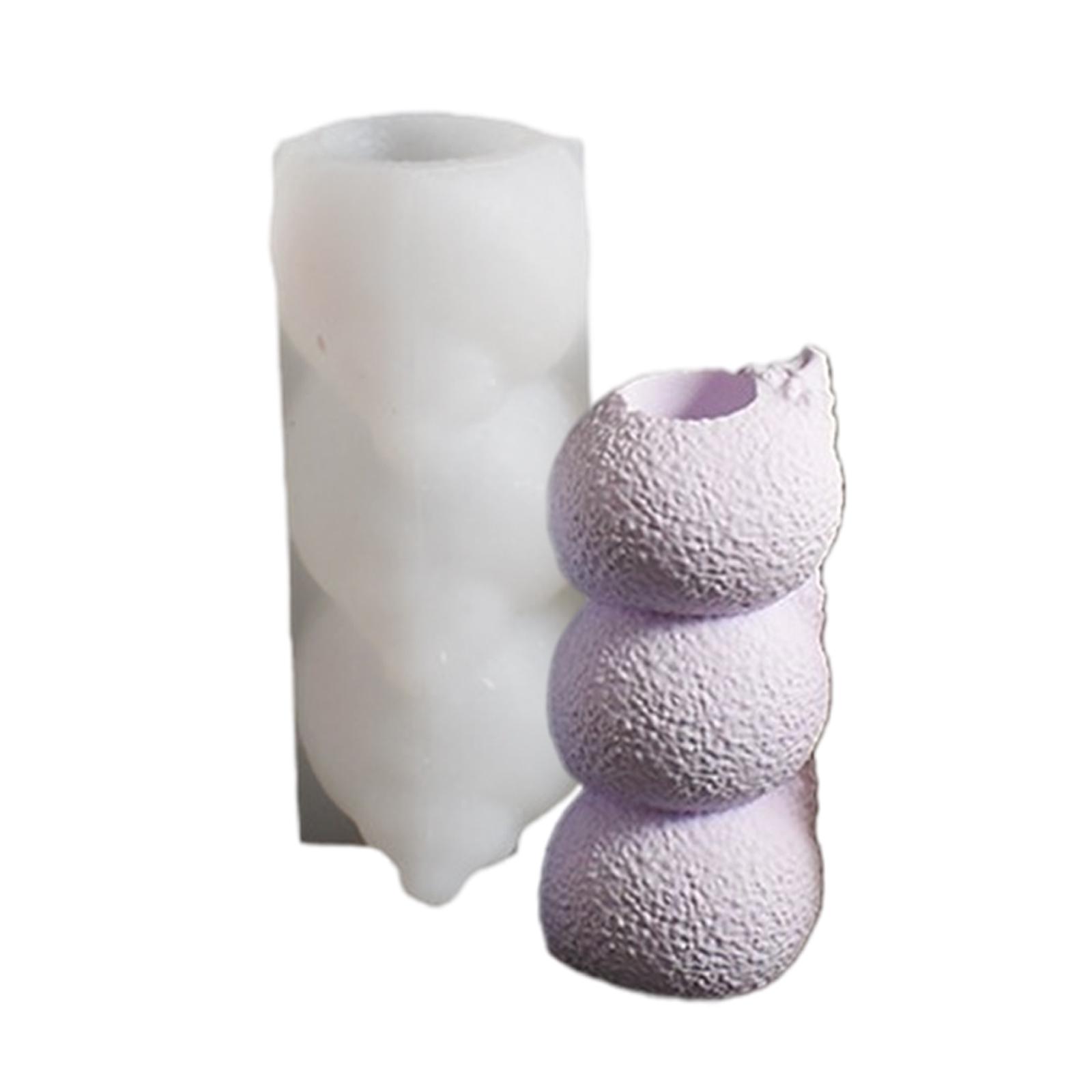 

Durable And Flexible Silicone Mold Stacked Fruit Candle Holders Mold Ideal For Romantic Dinners And Festive Decorations T3