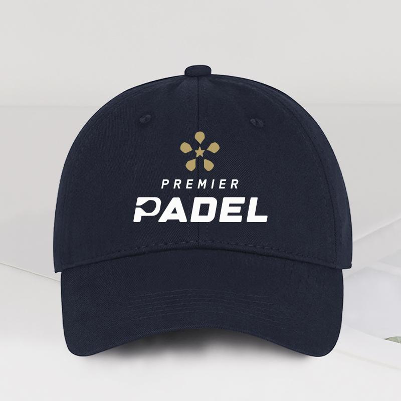 MLFO Premier Padel Printed SoftPeak Baseball Cap Lightweight Breathable Adjustable Sporty Style Unisex Tennis Enthusiasts