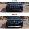 Automotive Grille Insert Trims Strips Front Center Kidney Grilles Compatible with 2016-2019 BMW X1 7-Beams Grille Insert Accessories