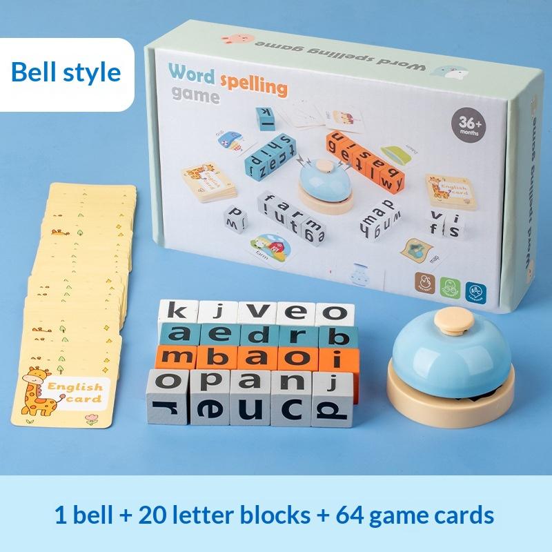 

Wooden Spell Word Toys Letter Cognitive Challenge Memory English Word Game Early Learning Educational Toys For Children Onesize