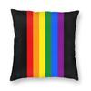 Nordische Gay Pride LGBT Regenbogenflagge Sofakissenbezug Weiche LGBTQ Lesben Wurfkissenhülle Für Wohnzimmer Heimdekoration