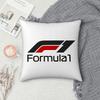 F1 Car Racing Pillow Case Sofa Decorative Home Double-sided Printing Short Plush Cushion Cover Throw Pillow Cover Gifts