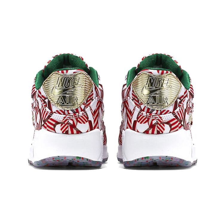 New Nike Air Max 90 Candy Cane Christmas 2015 Women's 813150-101