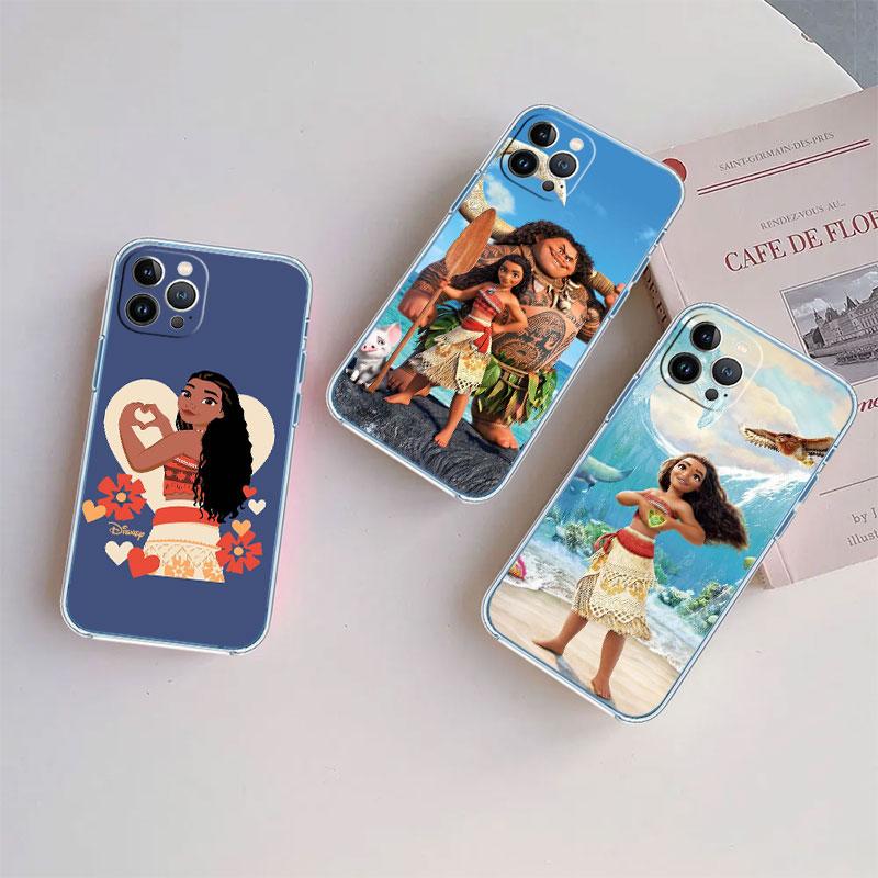 Moana Transparent Phone Case for Motorola Moto G10 G20 G30 G31 G32 G34 G35 G41 G42 G50 G51 G52 G55 G60 G60S