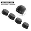 4pcs Guitar Tone Speed Volume Control Knobs Replacement for Les Paul (Black)