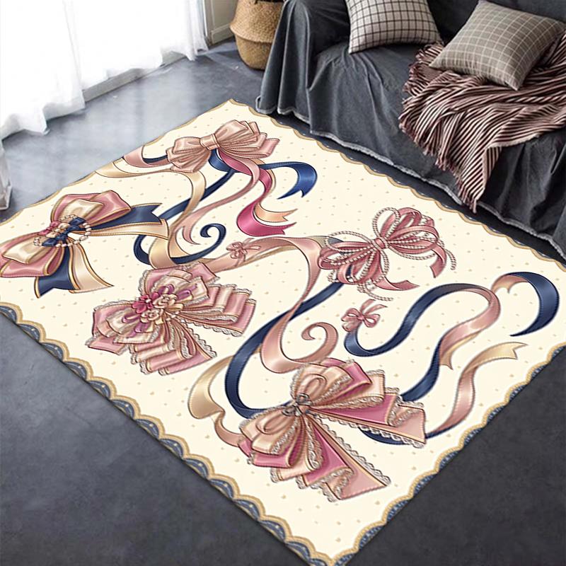 2025 New ribbon Carpet Rug for Living Room Bedroom Home Sofa Decoration,Kids play Non-slip Floor Mat