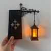 Vintage Bookshelf LED Lamp 1 PCS Library Lantern Style Warm Nightlight for Office Living Room Ornament