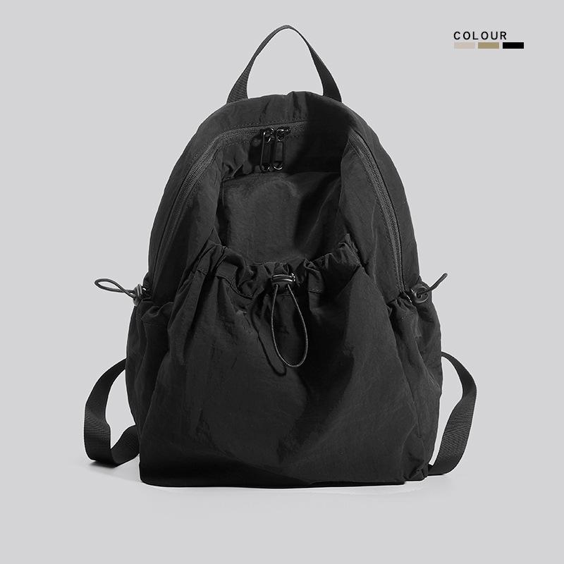 

Travel lightweight men s backpack 2025 new Korean version casual waterproof backpack schoolbag female high school student чёрный