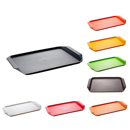 More Thicken Multi-use Serving Tray PP Practical Stackable Storage Tray