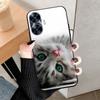 For Realme C55 Case Cool Black Soft Silicone TPU Bumper Protective Phone Case For OPPO  Realme C55 case Cover Fundas Shell Coque