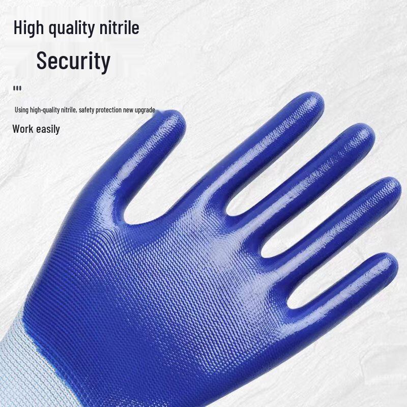 Junyi Nitrile Dipped Work Gloves
