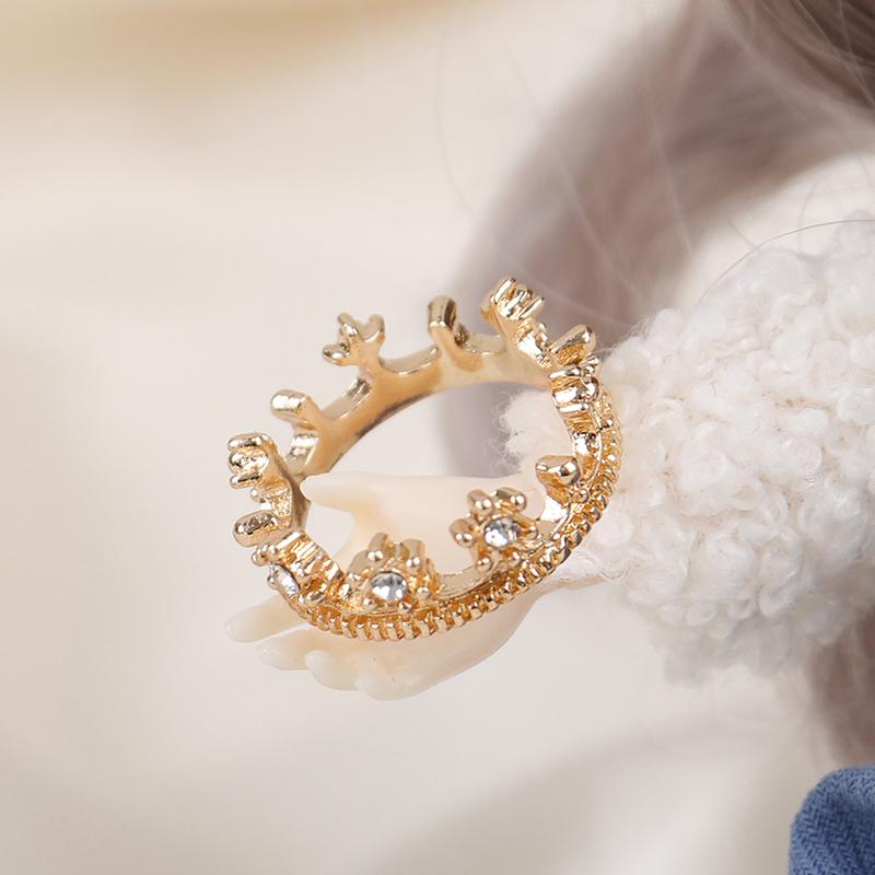 1:12 Domeček pro panenky Miniaturní Mini Kovová Korunka Princezna Pokrývka hlavy Model Hračky