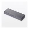 MUJI Pen Case Horizontal Dark Gray
