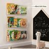 Acrylic Picture Book Display Stand Bookshelf Children's Wall Behind the Door Reading Magazine Storage Wall Hanging Bookshelf
