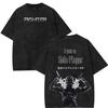 Unisex 2026 Sword Art Online Kirito Asuna Double Sided Vintage Washed Y2K Cotton Graphic T-shirt