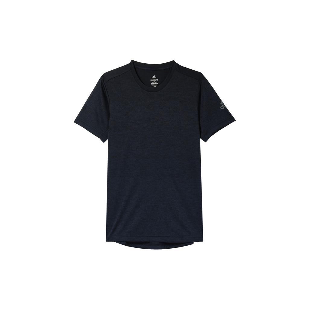 Adidas Solid Color Comfortable Sports Crew Neck Short Sleeve T-Shirt Men Tops Legendary-Ink-Blue EC1089