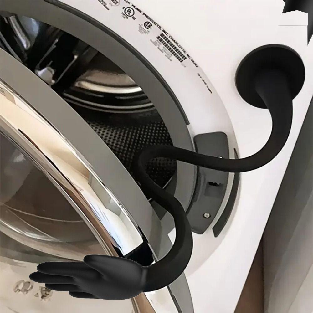 Self-adhesive Door Stop Support Bracket Bendable Washing Machine Door Stopper  Fresh & Odor Control