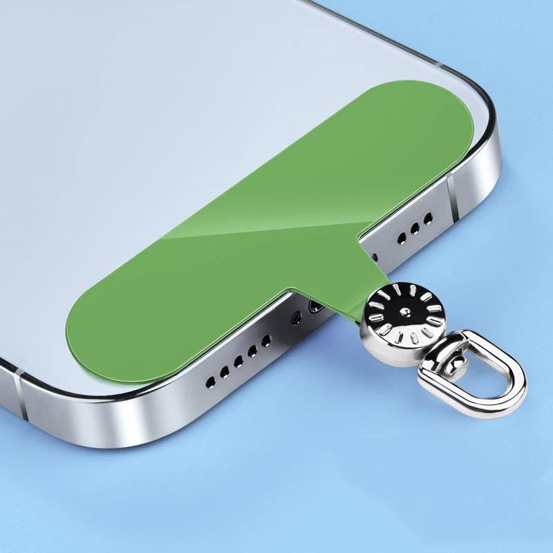 360° Rotatable Phone Lanyard Gasket Hanging Cord Tpr Metal Phone Patch Metal Ultra Thin Phone Card Clip Replacement