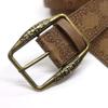 Women Vintage Embossed Belt Fashion Casual PU Leather Belt Versatile Adjustable Metal Buckle Belt