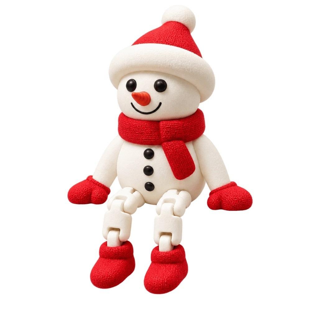 Fully Flexible 3D Printed Figurine Christmas Miniature Ornament Winter Gifting