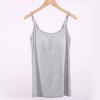 Adjustable Straps Sleeveless Solid Color Bra Vest Women Padded Sling Casual Bra Tank Top