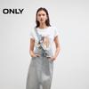 ONLY 2025 Spring Commuter Slit Denim Overall Dress