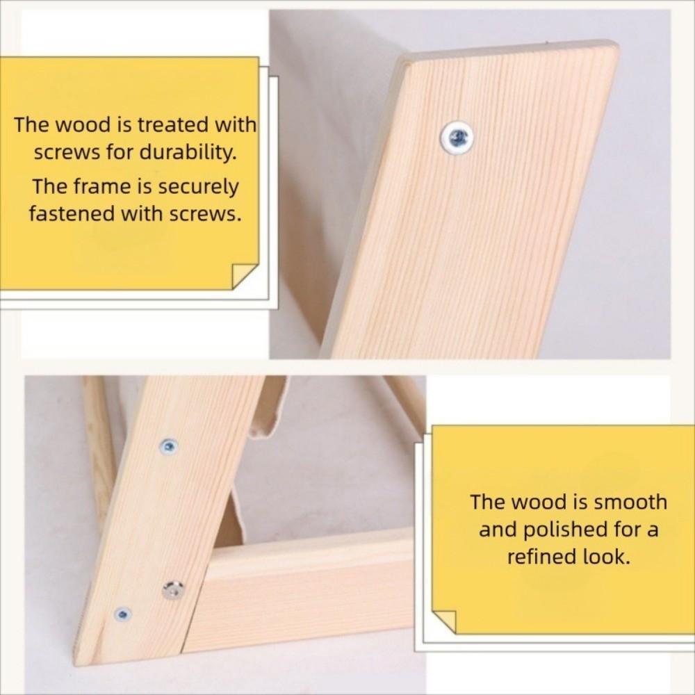 Multi-Layer Children Bookshelf Solid Wood Book Case Household Book Storage Rack  For Kids Storage