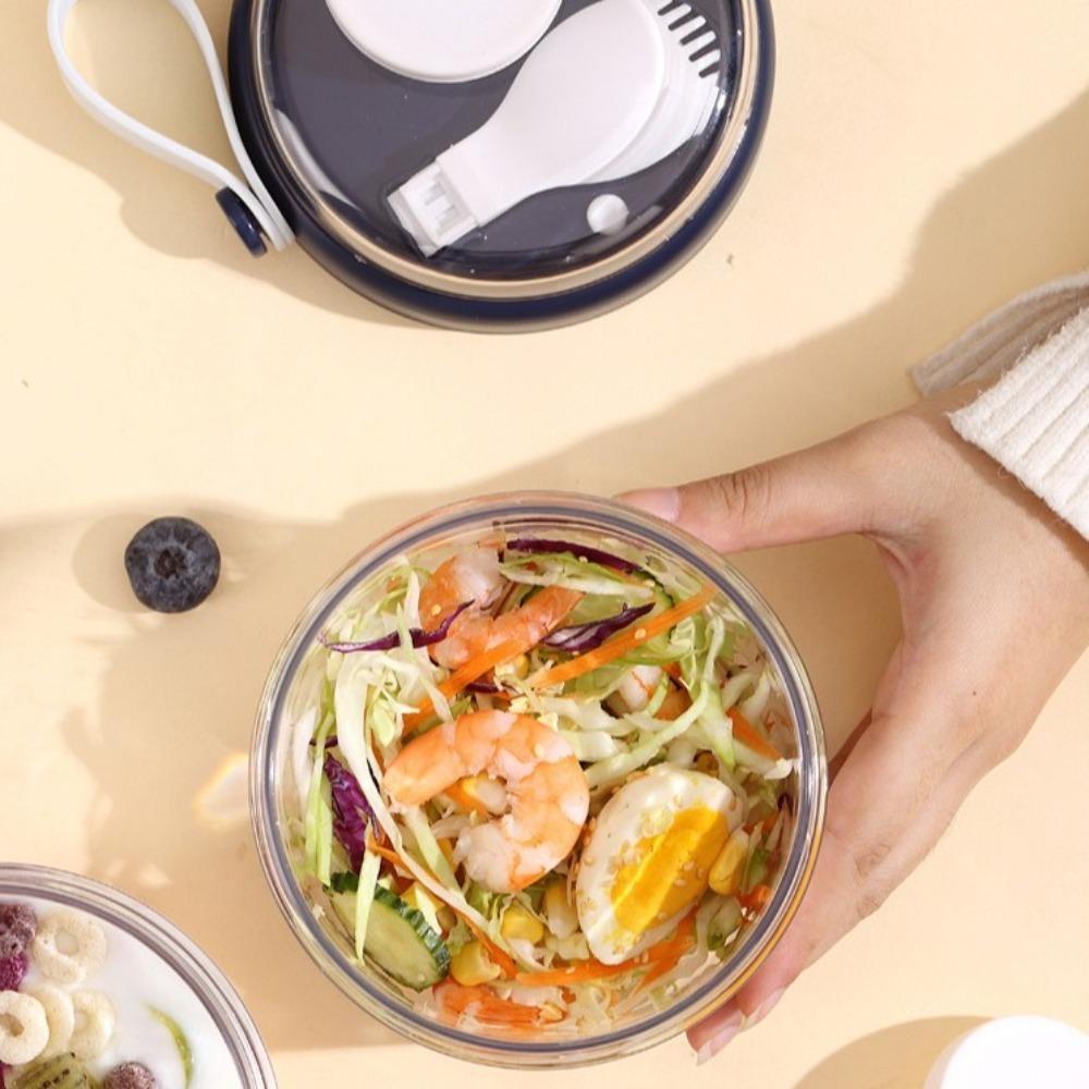 Food Storage Salad Containers Portable Overnight Oatmeal Cup Leakproof Yogurt Cups  Student