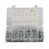 Cotter Pin Clip Retaining Hair Pins Including 5 Sizes Cotter Pins and 6 Sizes Hairpin Cotter Pin Assortment Kit