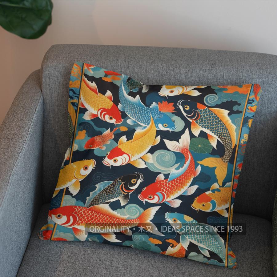 2D Colorful Birds Pattern Decorative Pillow Cover Pattern Cushion Cover Suitable For Sofa Bedroom Car Pillow Cover