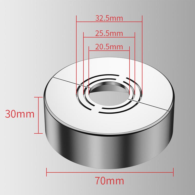 Abs Water Pipe Connector Shower Faucet Decorative Cover Adjustable Wall Heighten Angle Valve Panel For Tap Accessories