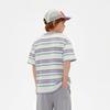 MQD Boys' Antibacterial Striped Casual Short Sleeve T-Shirt