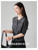 Round neck single breasted hollow knitted sweater for women in spring 2026, fashionable and versatile, slimming casual top